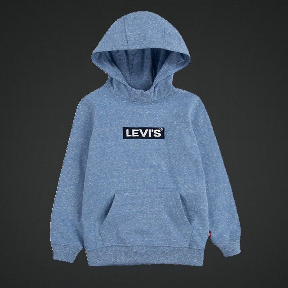 Boys Levi's Light Blue Hoodie Pull-over Sweatshirt Size Medium